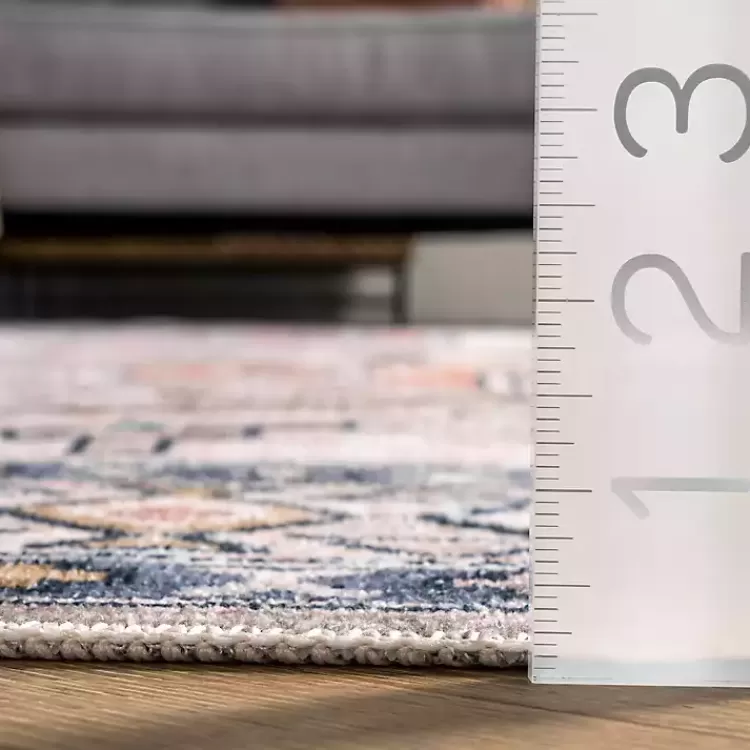 Alfombra Moderna Motivo Global 4x6 Pies - Lavable en Casa, Oferta Especial de Liquidación Kirklands Home