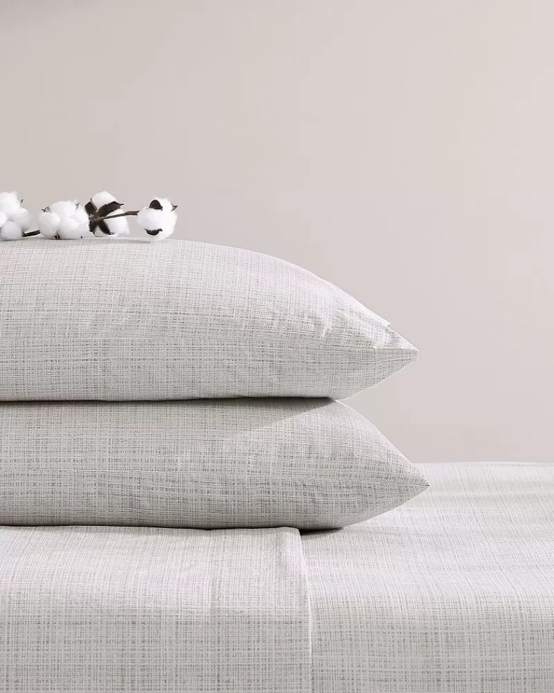 Conjunto de Sábanas Premium Tommy Bahama - Lino y Raffia Natural para Cama King Size, Diseño Tropical con Suavidad Duradera