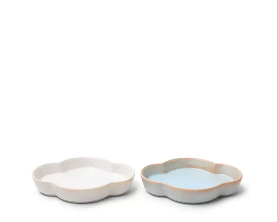 Salsera Moderna Blanca Nube 9.5x7.5 cm - Juego de 3 Unidades por MIYA
