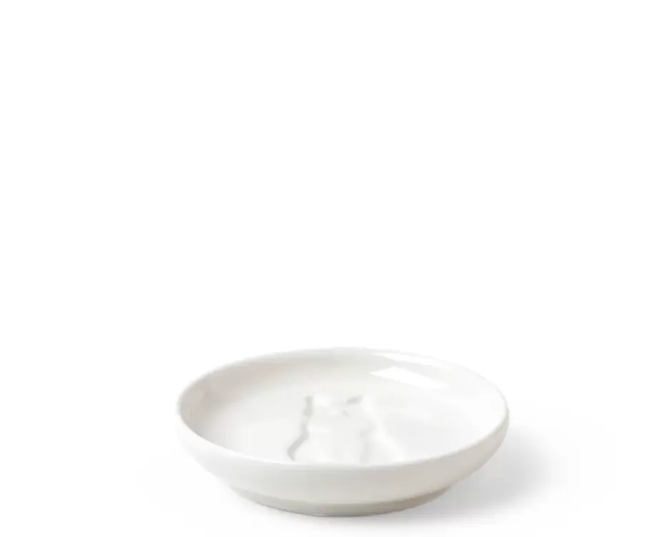 Miya Accesorios Gourmet - Plato Antideslizante para Mascotas con Diseño Felino