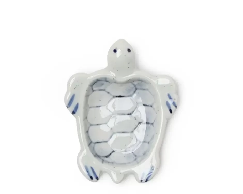 Set de 4 Soperas con Diseño de Tortuga Marina - Fabricación Duradera Miya (Incluye Portasalsas Prácticos)