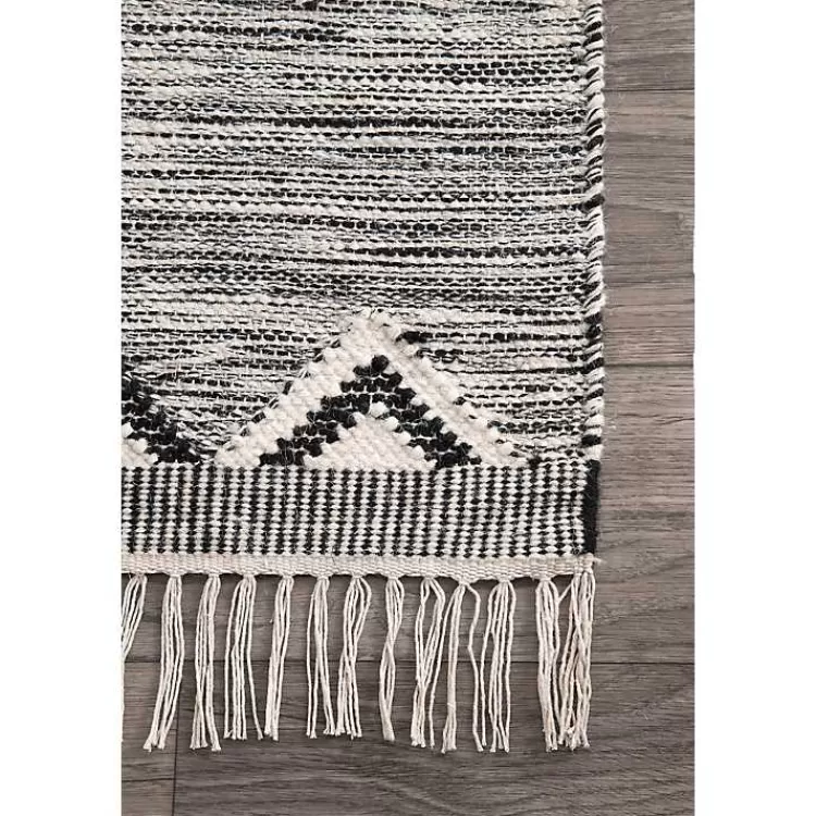 Alfombra Marroquí Sofía con Flecos Artesanales - Tamaño 5x8 Pies, Diseño Bohemio para Salón de Kirklands Home