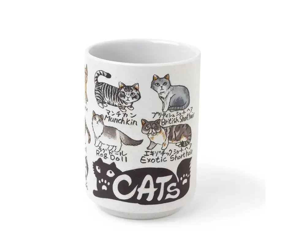 Tazas de Té con Diseño de Gatitos Juguetones - Colección Exclusiva MIYA