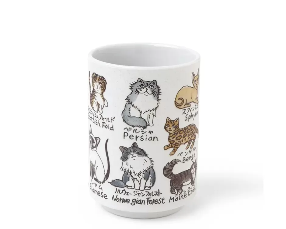 Tazas de Té con Diseño de Gatitos Juguetones - Colección Exclusiva MIYA