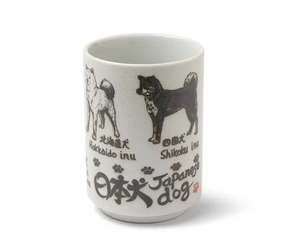 Tazas Artesanales MIYA - Colección Exclusiva con Diseño Japonés de Perros