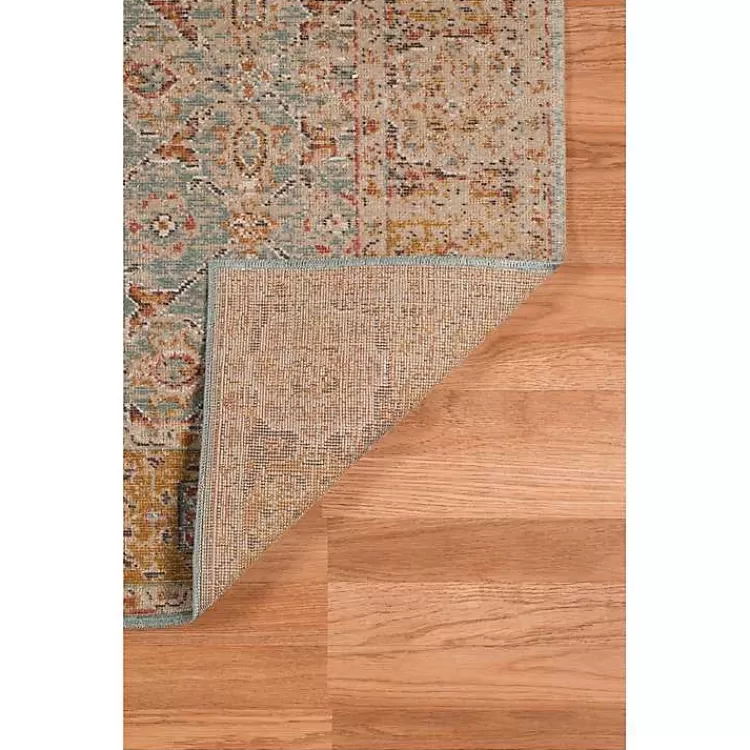 Banda Decorativa Turquesa Eaton con Bordes - Oferta Exclusiva en Hogar y Estilo Kirklands