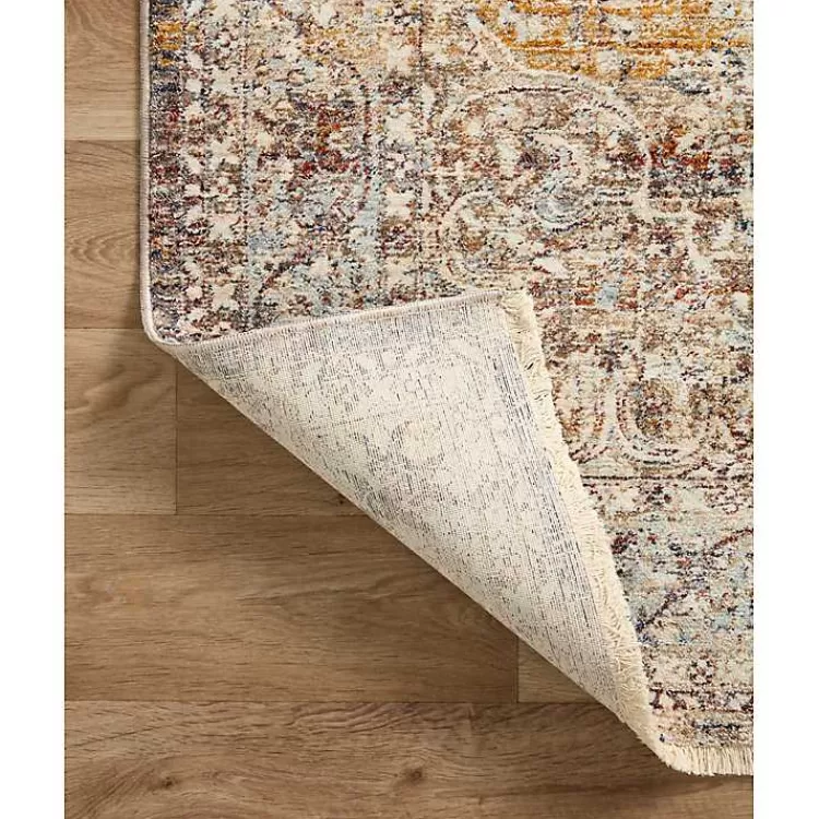 Alfombra Lucca en tonos cálidos neutros - 1.80x2.70 metros para living, diseño moderno acogedor de la colección premium Kirklands Home 

（：，，，，，）