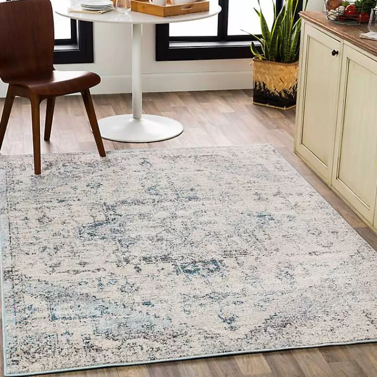 Alfombra Vintage Anita Blanco Roto - 2.10x3m | Diseño Único Colección Kirklands | Tendencia en Decoración de Interiores