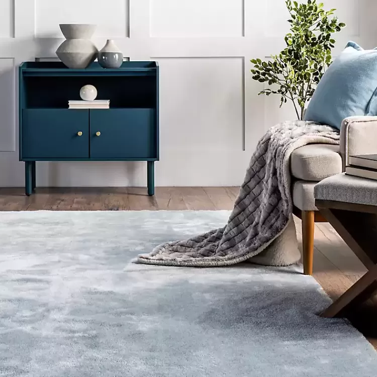 Alfombra lavable de pelo largo Whitlow 6x9 pies | Oferta exclusiva en Kirklands - ¡Textura suave y duradera para tu hogar!