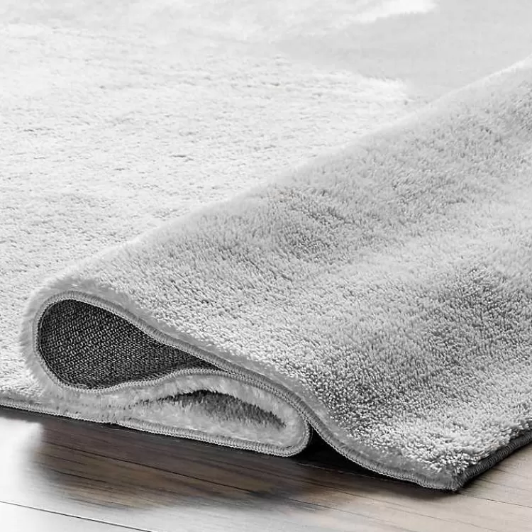 Alfombra Suave de Felpa Lavable Whitlow - Tamaño 6x9 Pies, Diseño Moderno para Salas y Dormitorios - Lujo Duradero con Mantenimiento Fácil