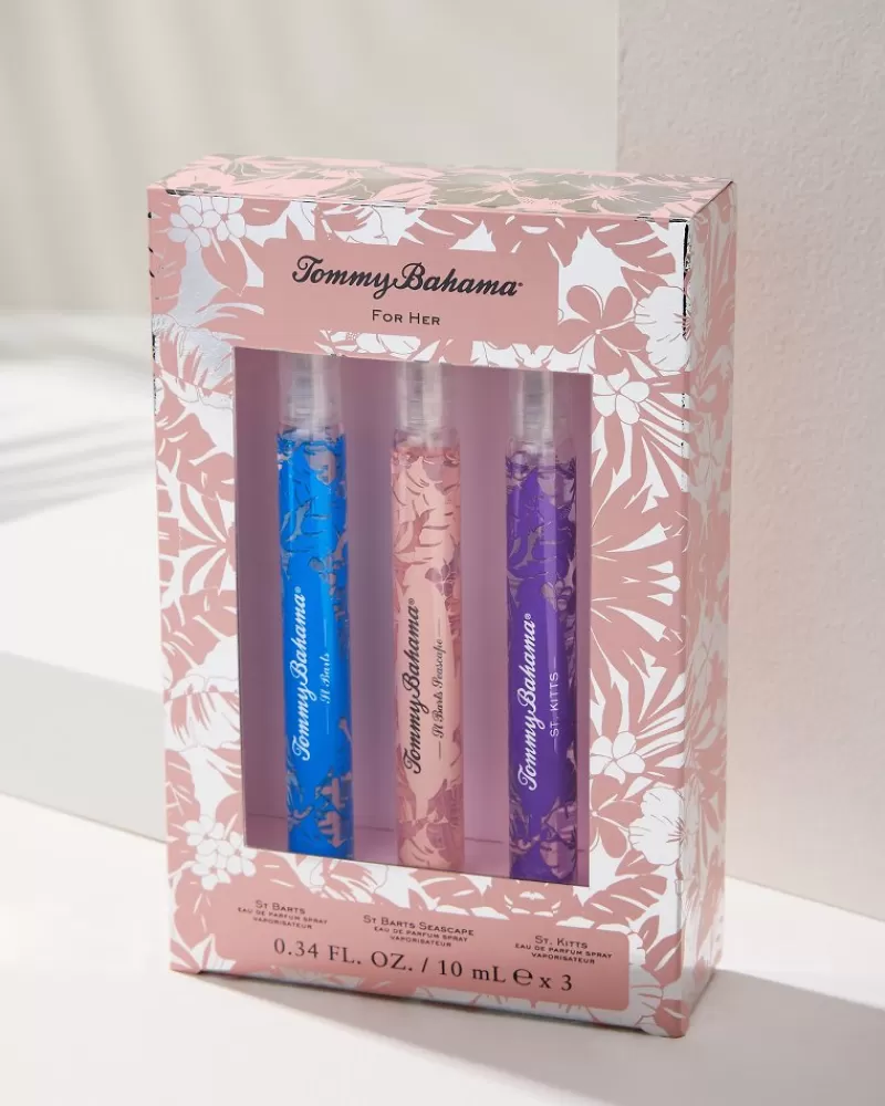 Tommy Bahama Set Exclusivo de 3 Piezas para Mujer: Esencia de la Isla en Estuche Premium